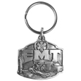 EMS Antiqued Keyring